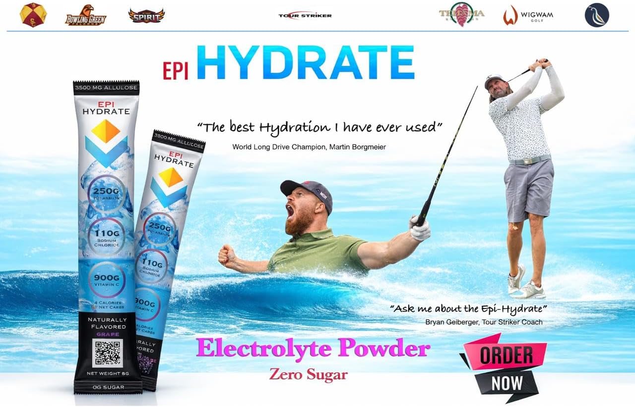Epi-Hydrate Electrolyte Powder Zero Sugar for Athletes (Grape)