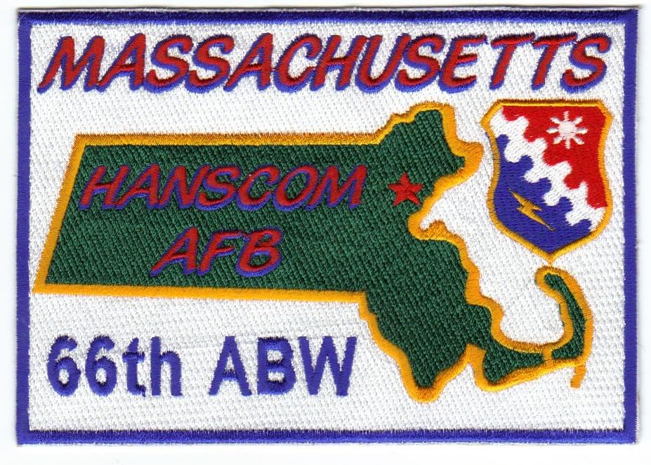 USA BASE PATCH, HANSCOM AFB, MASSACHUSETTS, 66TH AIR BASE WING Y