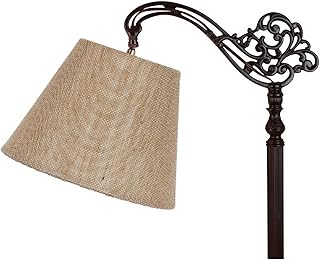 Upgradelights Beige Burlap 8 Inch Uno Lampshade (5x8x6.5)