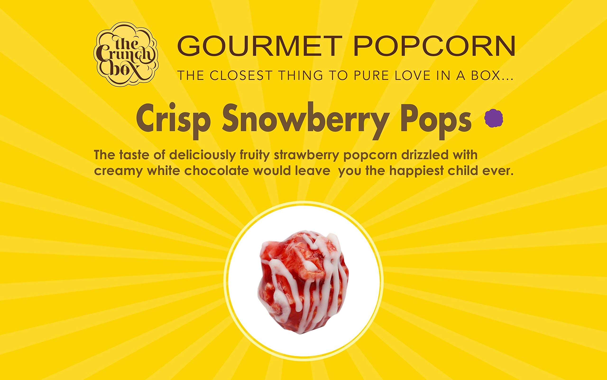The Crunch Box presents | Dark Chocolate Popcorn (250Gms) & Creamy Snowberry Popcorn (250Gms) | Combo Pack of 2 | 500gms - Image 5 thumbnail