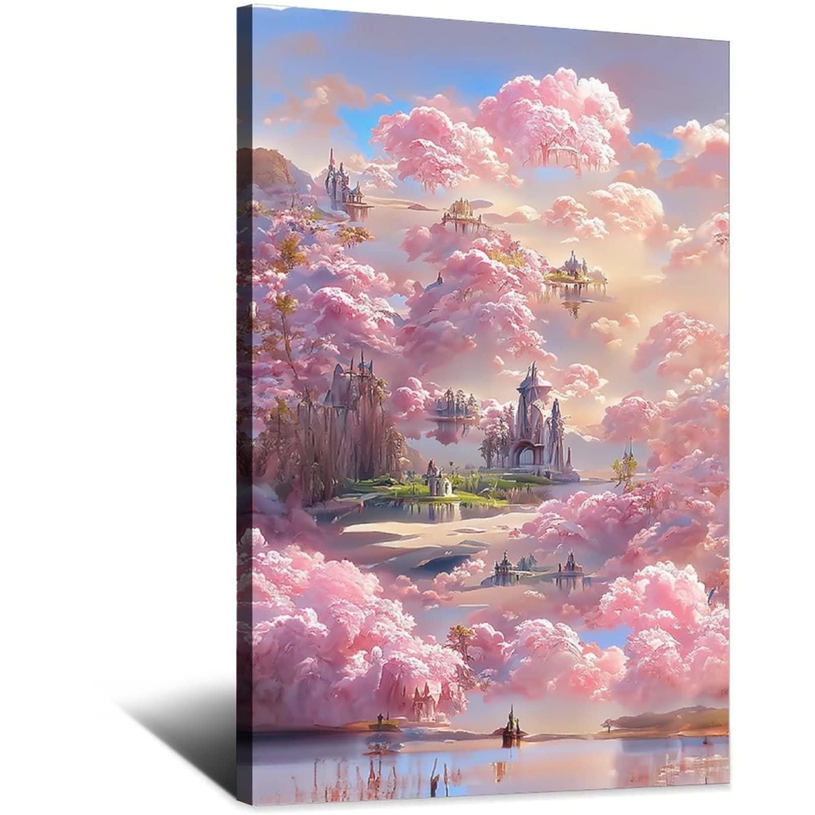 Amazon.co.jp: アートポスター 春夏秋冬の風景。夢のような