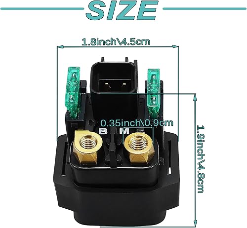 Miniatura 3 de Yerbay Relé solenoide de arranque para Yamaha Raptor 700 R YFM700R  Raptor 700 YFM700 2006 2007 2008 2009 2010 2011 2012