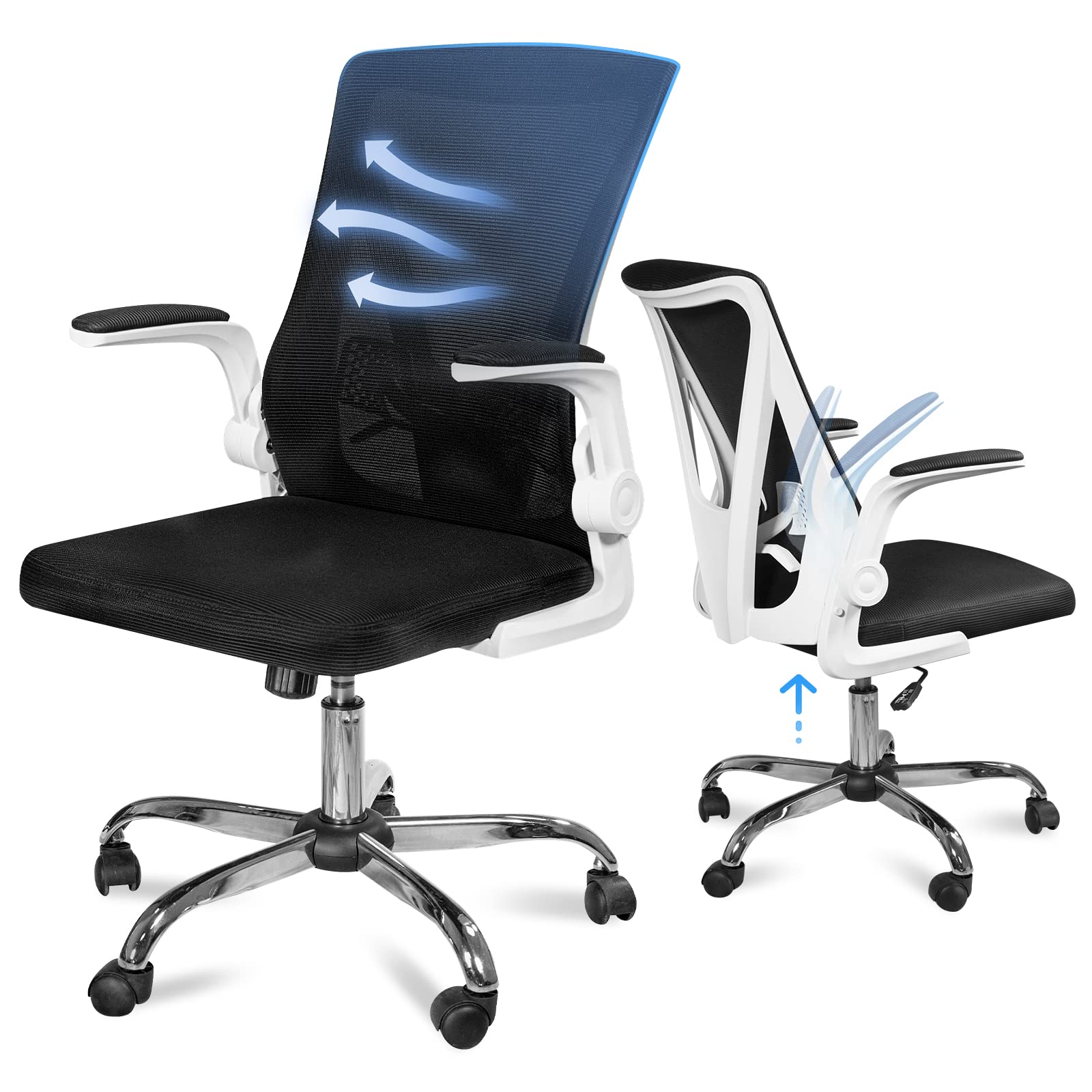 Buy DualThunder Office Chairs Ergonomic Office Chair, Mesh Home Office