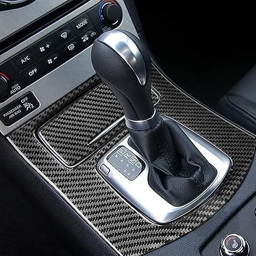 Miniatura 2 de AeroBon Moldura interior de fibra de carbono real compatible con Infiniti G35 G37 Sedan 2007-2013 y G37 Coupe 2007-2015 Coupe Front Air Vent Trim