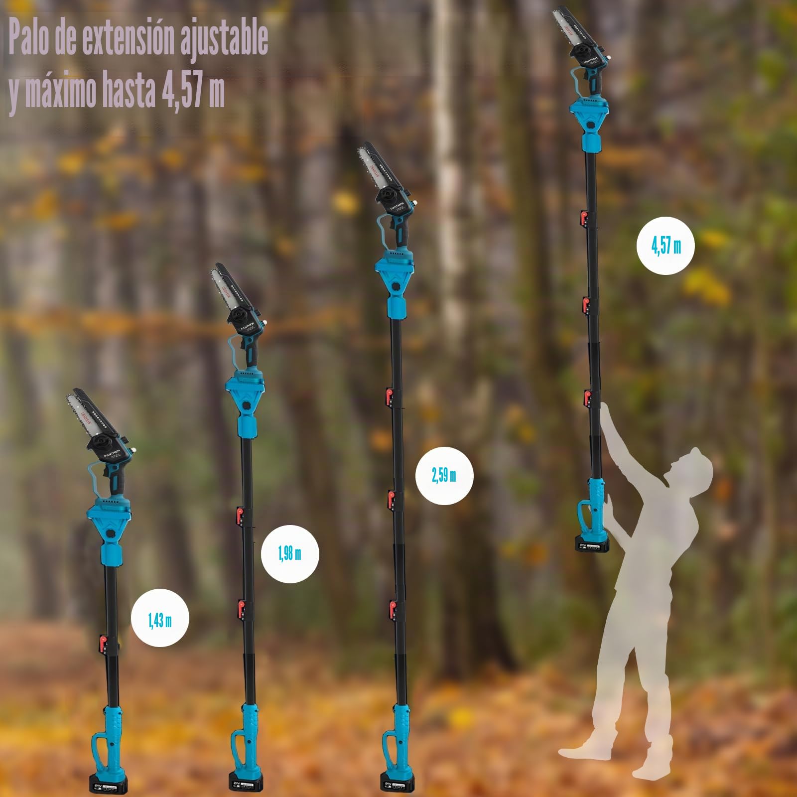4 en 1 batería podadora de 6 pulgadas Mini motosierra con batería | para Makita 18 V 45 mm Tijeras de podar eléctricas, 21 V 4000 mAh, tijeras de podar eléctricas, podadoras de podar manuales