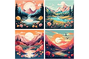 Painting Sets for Kids 9-12: MXCFZX Labeol Paint by Number Kits for Artistic Delight