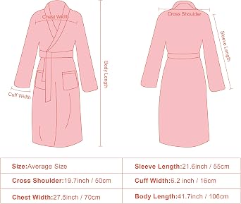 BABYSHEEP Womens Robe Premium Microfiber Bathrobe Full Length,Fluffy Cozy Warm Bathrobes