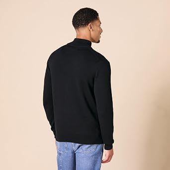 Amazon Essentials Men's 100% Cotton Quarter-Zip Sweater
