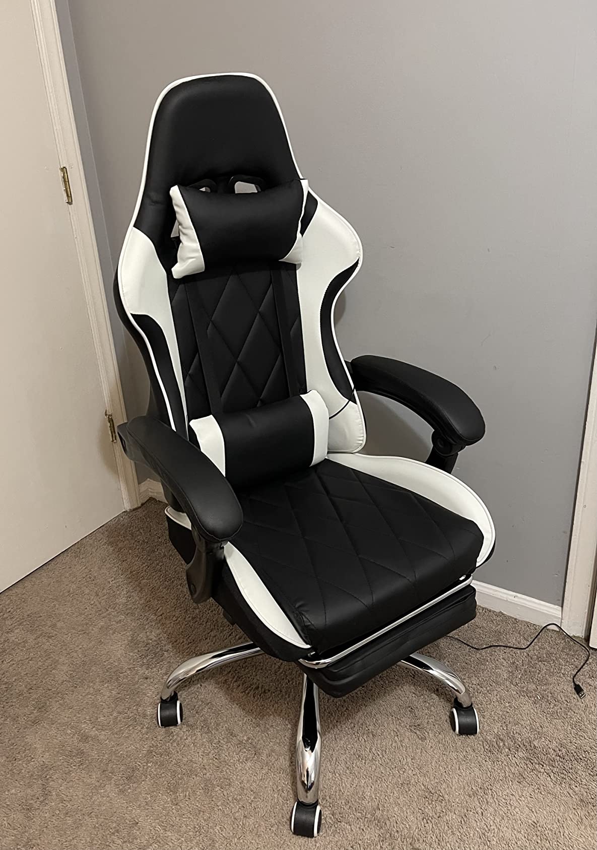 19/mo Finance Homall Gaming Chair, Computer Chair with Footrest and