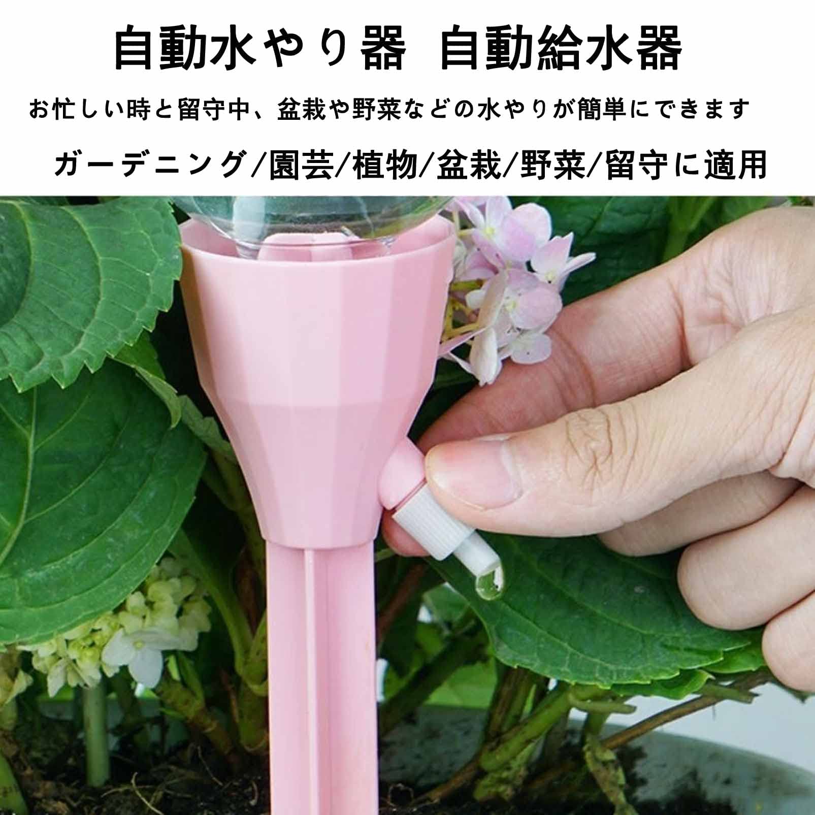 Amazon | Dekori 自動給水キャップ 水やり当番 自動水やり器 自動給水