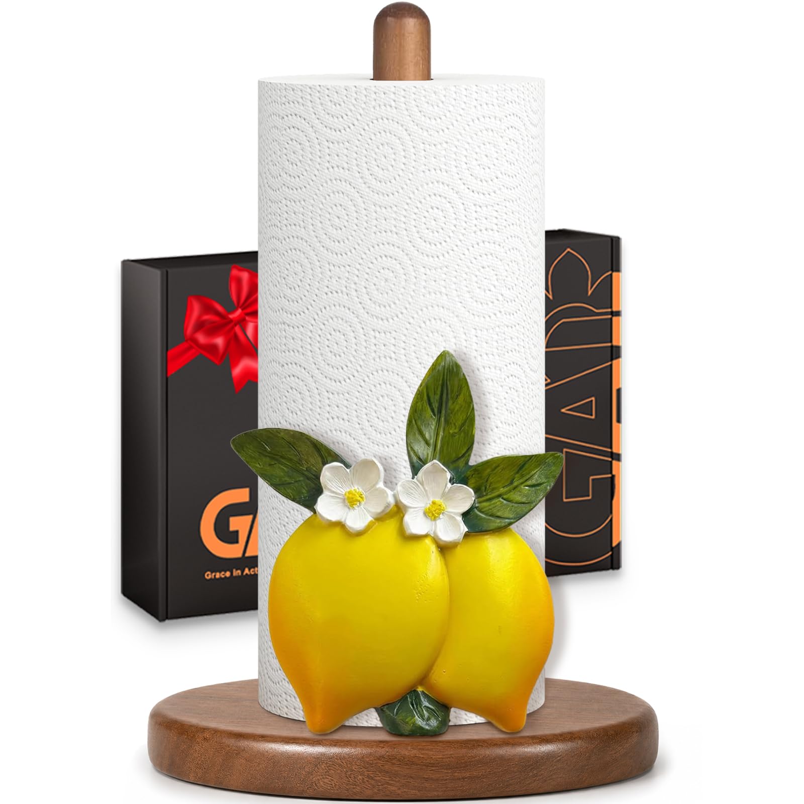 GAJ Lemon Yellow Wooden Stand