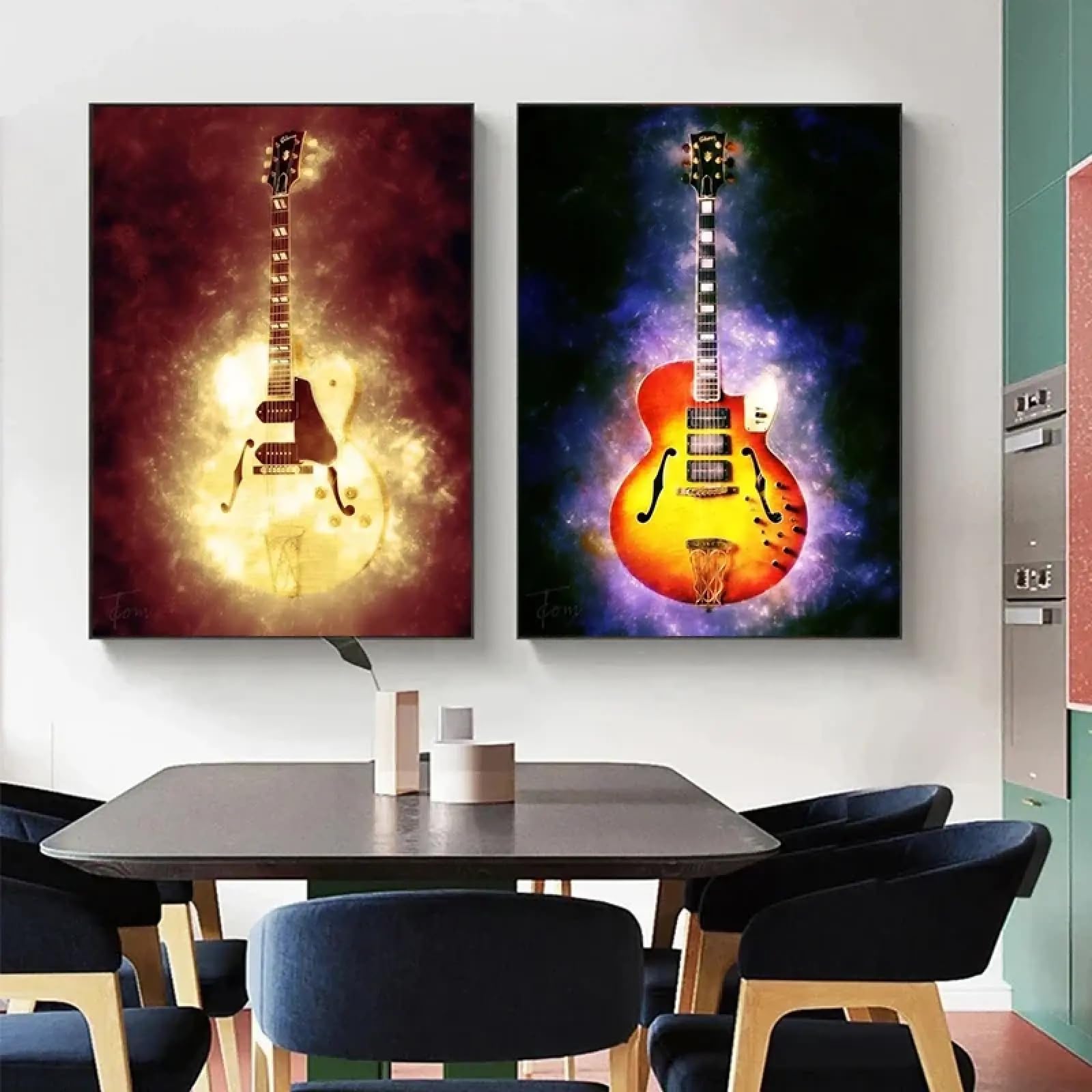 Tableau guitare de haute qualité impression sur toile moderne - 6