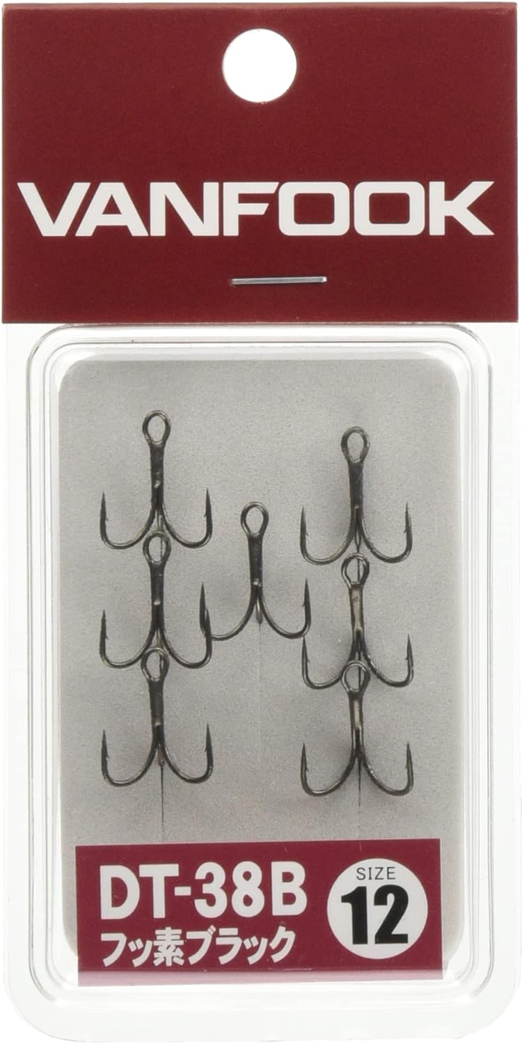 VANFOOK(ヴァンフック) ストロングファイントレブルフック DT-38B #
