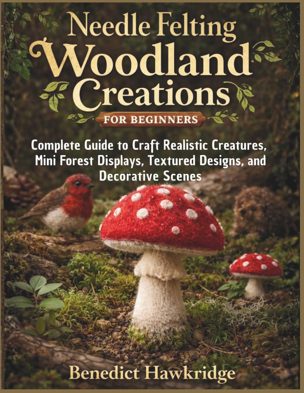Needle Felting Woodland Creations for Beginners: Complete Guide to Craft Realistic Creatures, Mini Forest Displays, Textured Designs, and Decorative Scenes