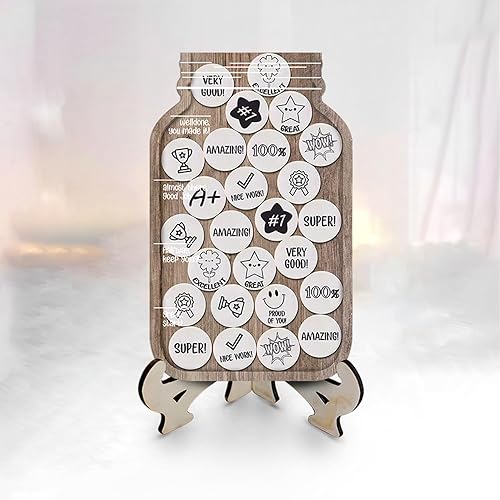Tarro de recompensa personalizado, tarro de recompensa magnético, tarros de recompensa para niños, tarro de recompensa de clase magnético, sistema