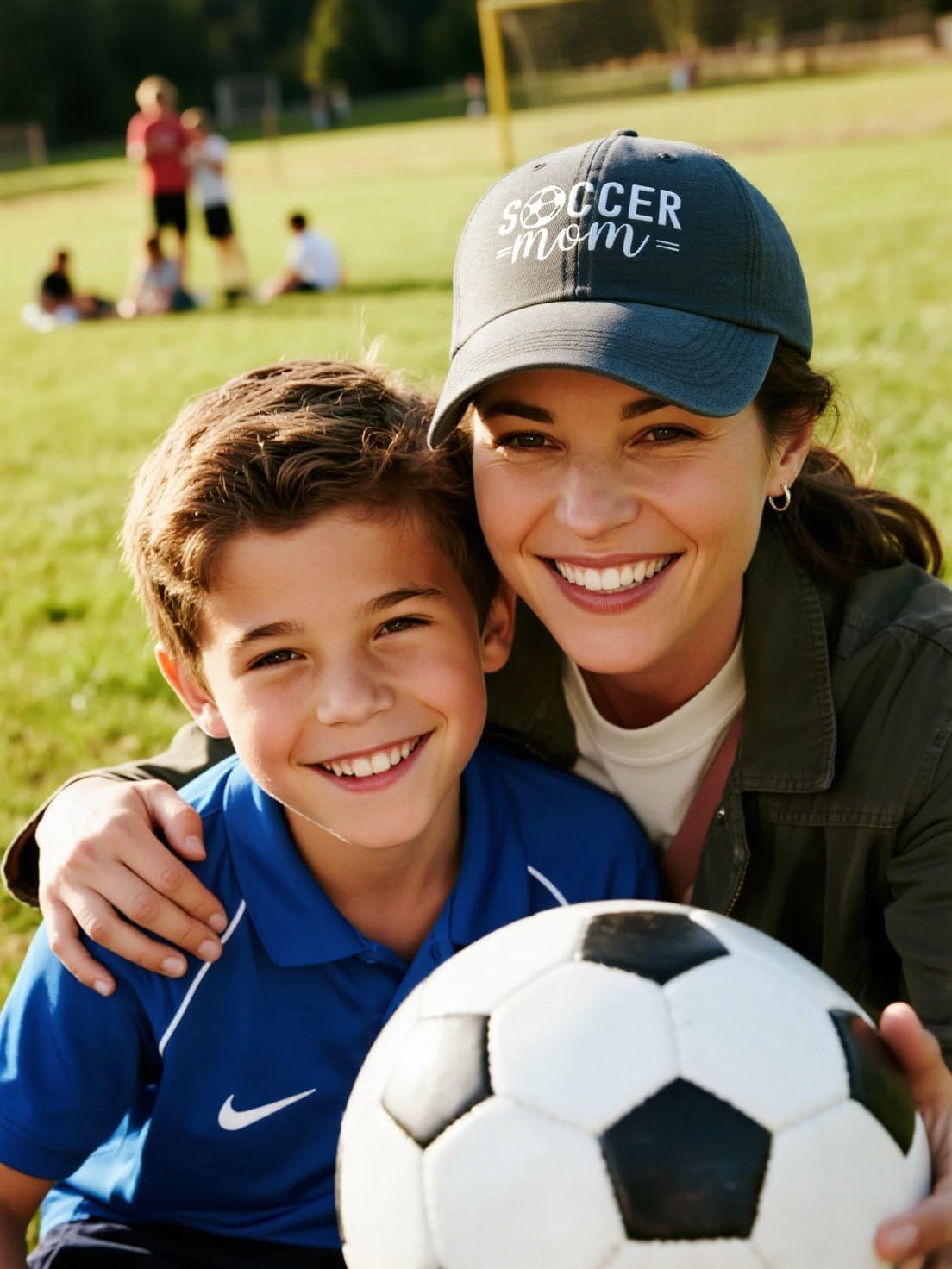 Waldeal Women's Soccer Mom Baseball Cap Adjustable Washed Dad Hat - Image 2