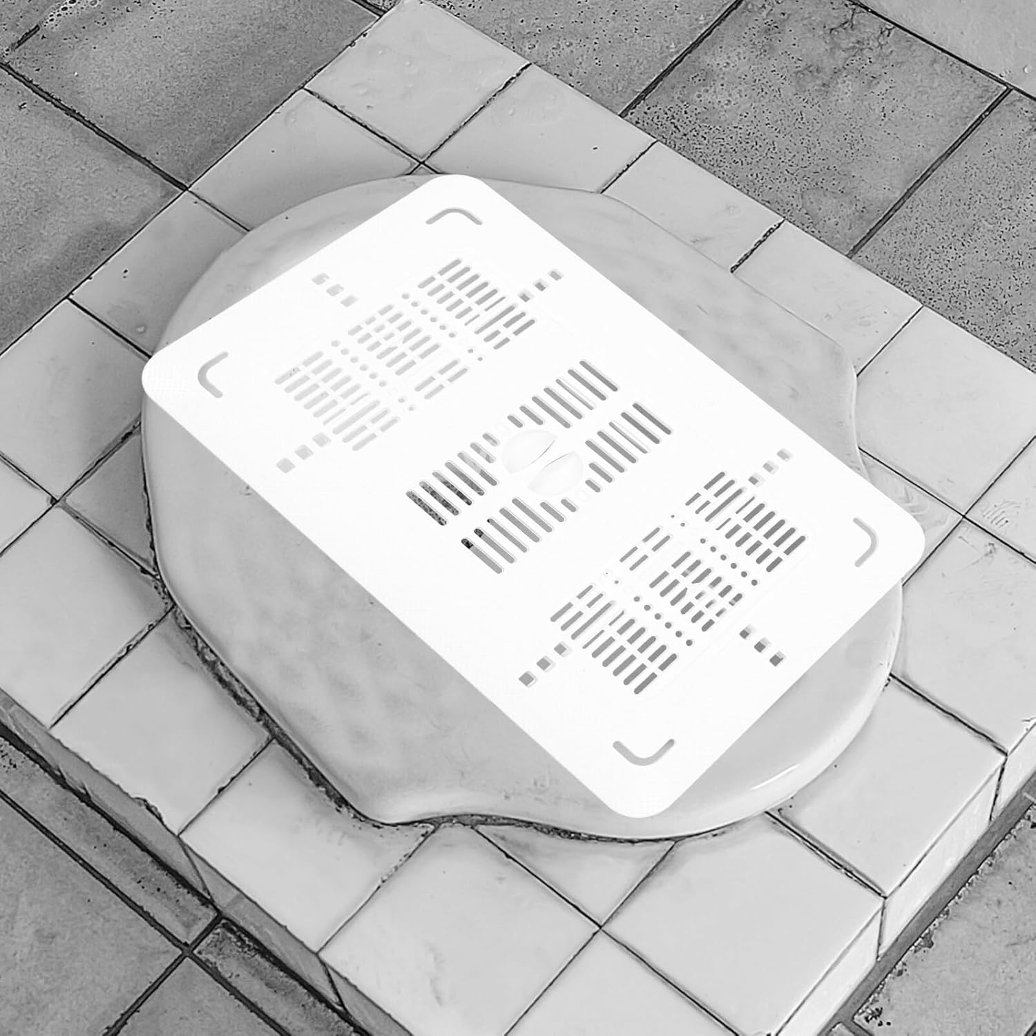 iplusmile Toilet Squatting Pit Cover Plate Bathroom Accessory Squat Toilet Lid for Easy Installation and Cleaning Design
