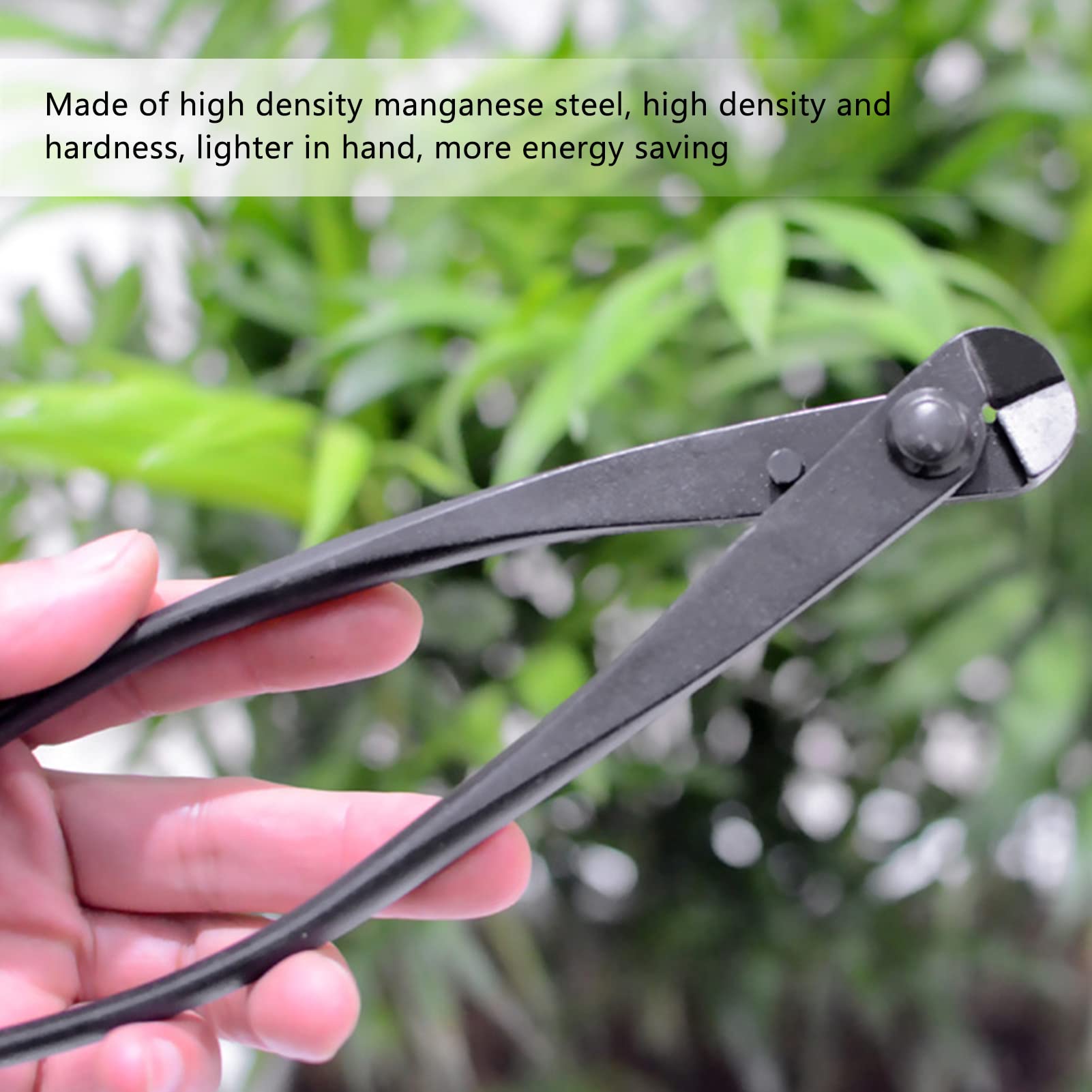 Bonsai Cutter, 185mm Bonsai Cutting Tool Bonsai Cutters Branch Cutter Bonsai Scissor Tree Clippers Manganese Steel Multifunctional Pruning Shear