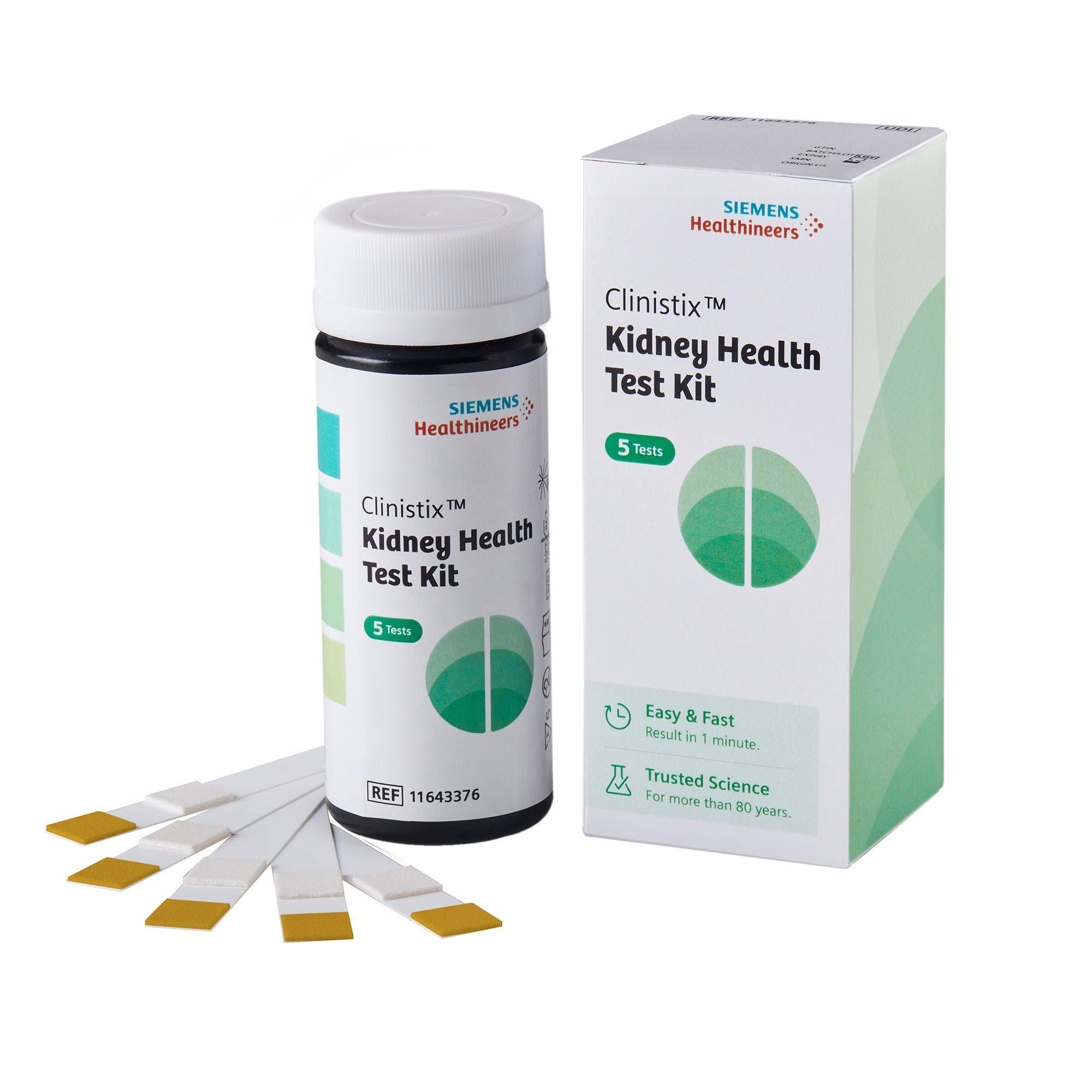 Clinistix Kidney Health Test Kit, Urine Test Strips, 5 Test