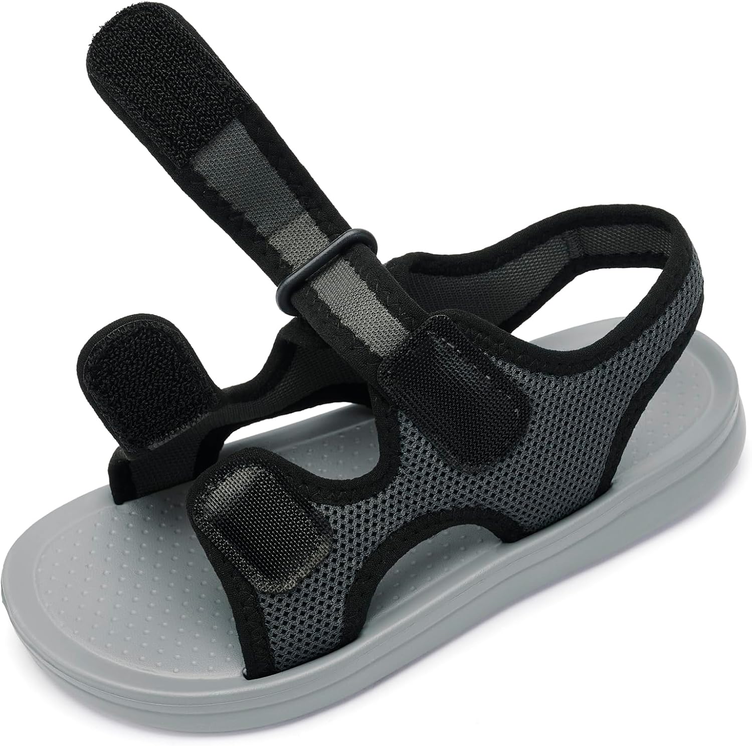 Boys Girls Toddler Sandals Athletic Hook-and-Loop Kids Water Shoes for Walking Hiking Running