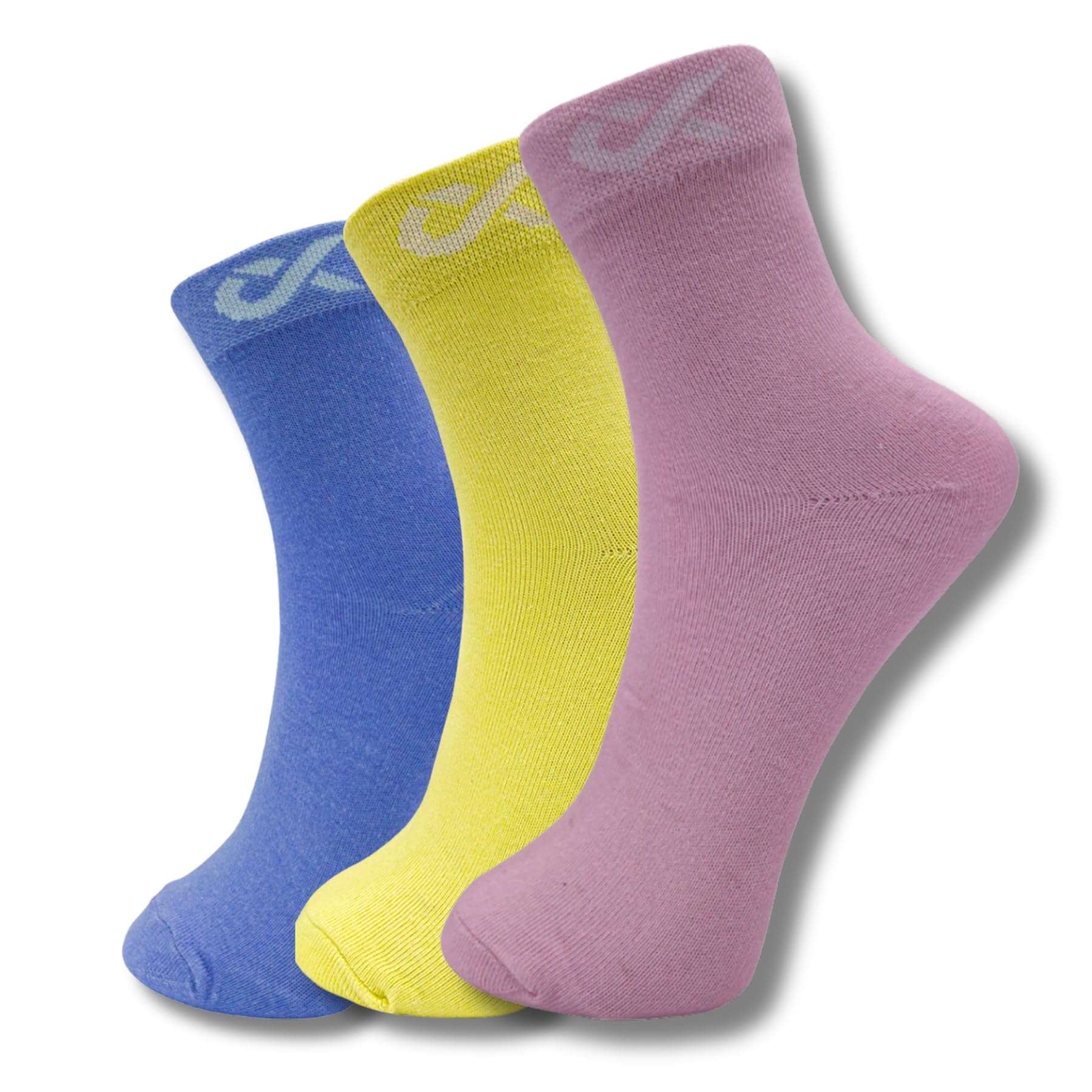 Malibu Ankle socks for women & Girls Soft, Breathable, Comfortable, and Durable Perfect for Sports, Running, Cotton Socks for Daily Casual wear Pack of 3 (Pink, Purple,Yellow-image-30