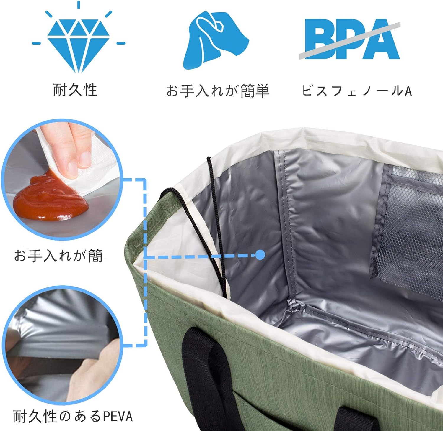 [LHZK] エコバッグ 折りたたみ 保冷バッグ 大容量 エコバック 買い物バッグ 耐久性 ショッピングバッグ 繰り返し使える 買い物袋