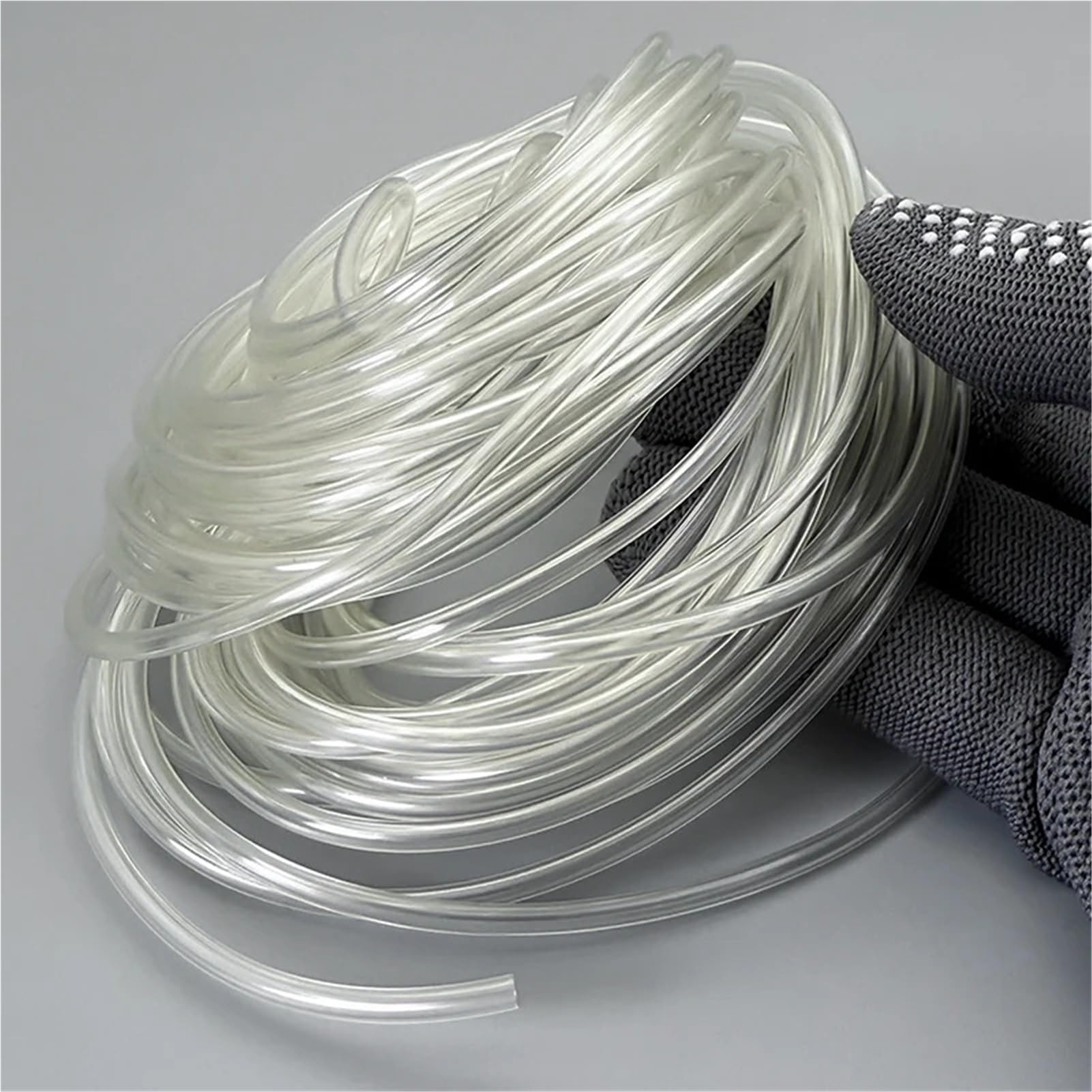 Tubo capilar PVC transparente DI0.5-3mm Flexible Ácido Alcalino | Tubo capilar de PVC transparente, ID0.5-3 mm, flexible, ácido álcali, transferencia de fluido, diámetro pequeño(15M,ID2x3mm)