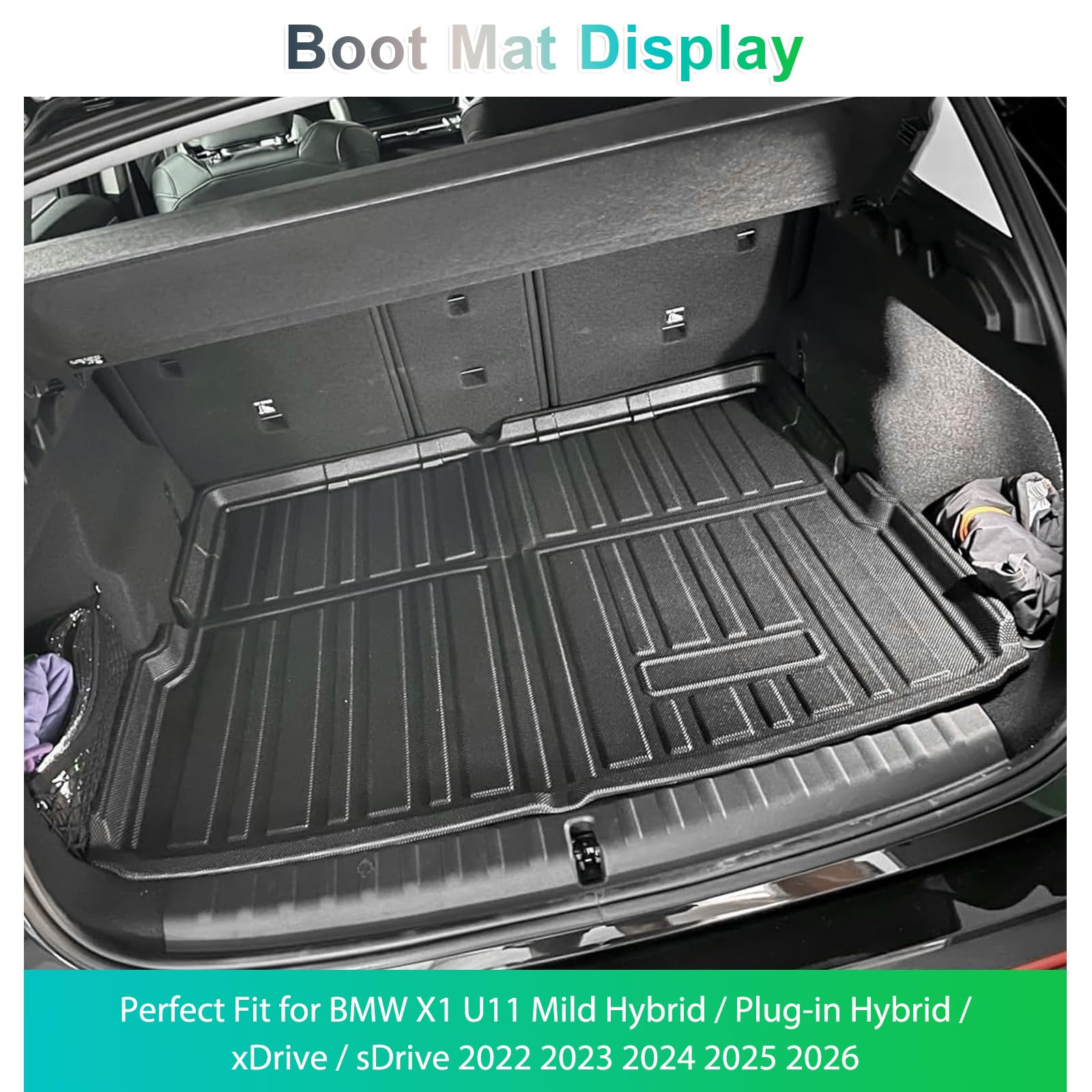 BMW X3 hybrid rubber kofferruimtemat | automatten | Ekris Web
