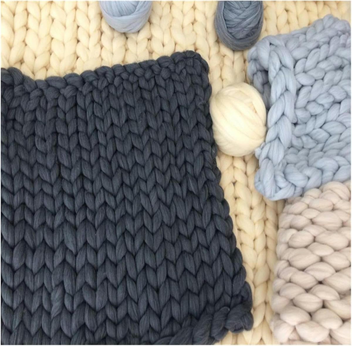 1000 g pro Knäuel, superdickes Arm-Strickgarn, voluminöses Garn, Imitat aus dickem Garn, grobes Garn, Burgunderrot