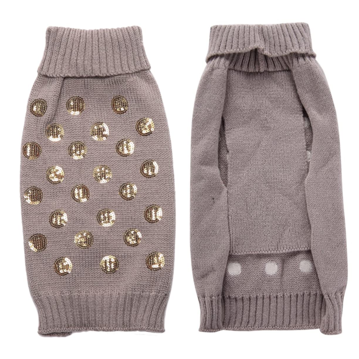 BESPORTBLE 3pezzi Maglione per Cani Design Squama Caldo Costume per Cuccioli per Autunno e Inverno XS Abbigliamento per Animali Domestici