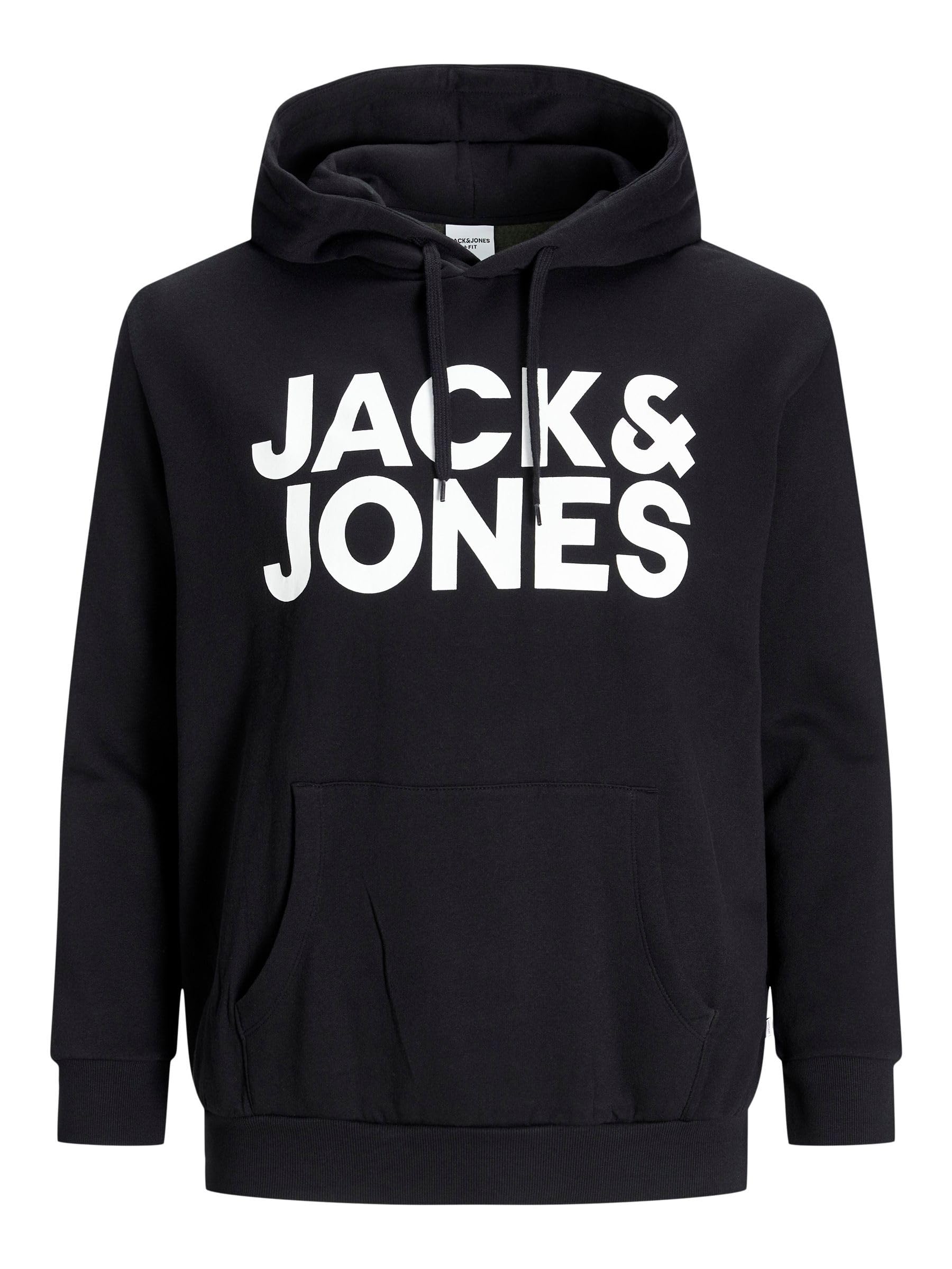 Jack & Jones Noir Sweatshirt Hooded Corp Logo