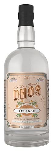 Dhos Naranja - Licor sin alcohol con naranja, mandarina, vainilla dulce y especias - Espíritu sin alcohol para mezclar deliciosas margaritas y