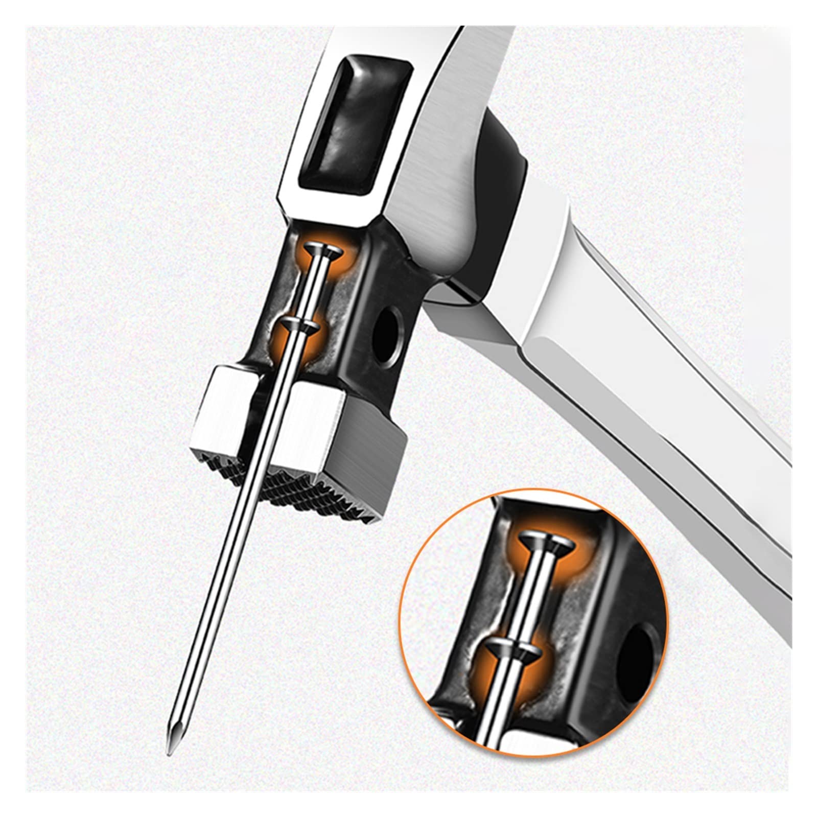 Martillo de Garra magnético Ajuste for carpintería Multifunción automática de succión de succión de uñas ANTILLOS APROXIMADOS APROXIMADOS HERRAMIENTE HERRAMENTA DE Mano DE Mano
