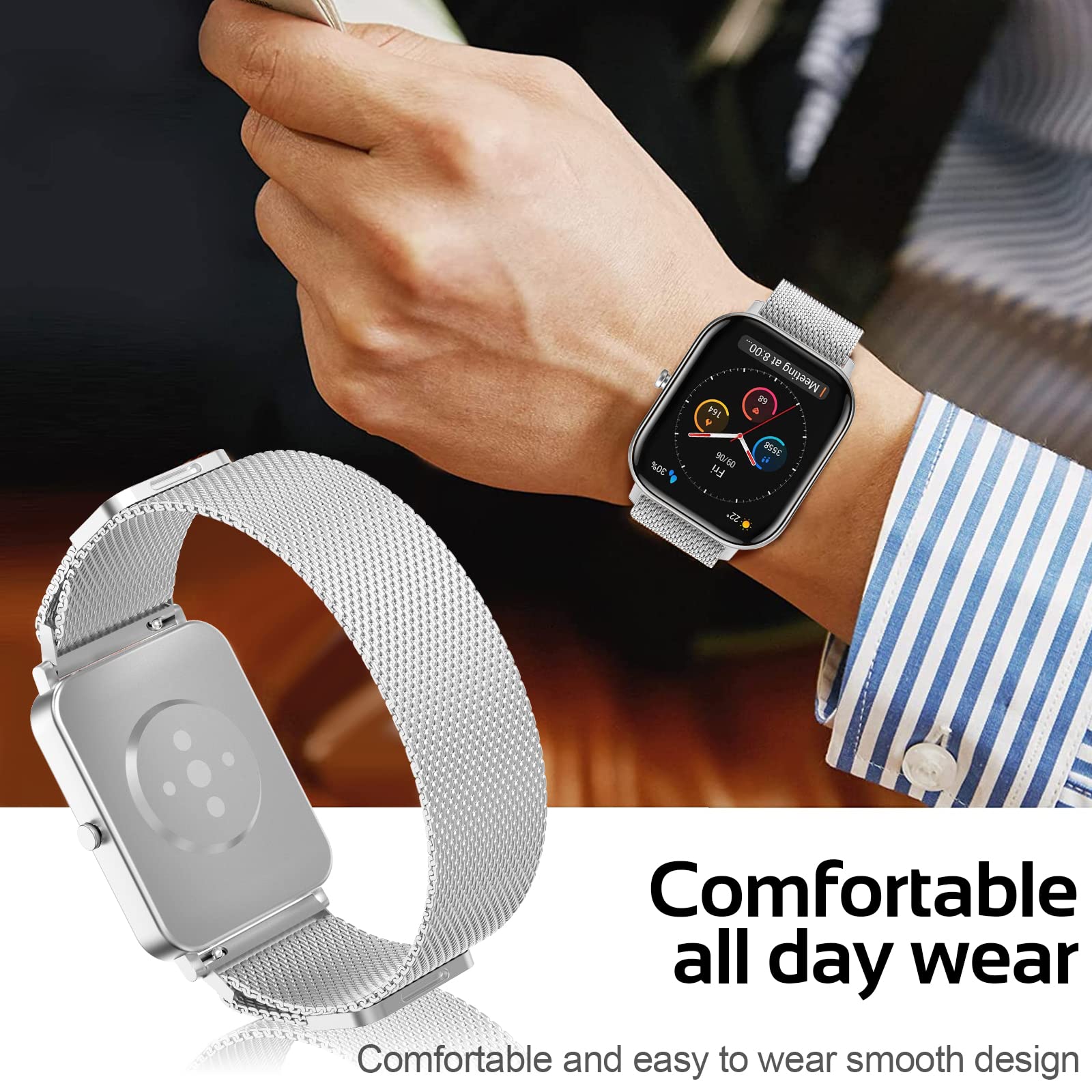 Shieranlee Compatible With Amazfit GTS 2mini Bracelet, Amazfit GTS2