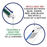 BIC 4-Color Original Retractable Ballpoint Pen, 1.0 mm Medium, 3-Count Pack – view 4
