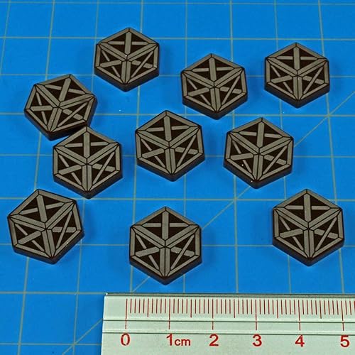 Miniatura 7 de Horror Juego de cartas, de la Aventura Token Set (50)