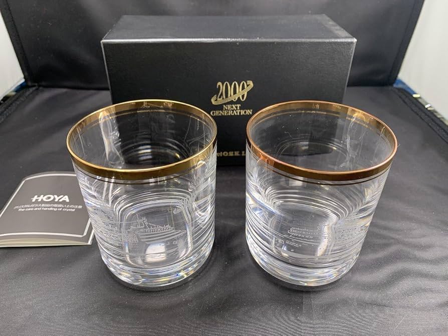 希少 保谷 HOYA クリスタルガラス ペンダコンカット ロックグラス4客セット 希少 保谷 HOYA クリスタルガラス ペンダコンカット ロック