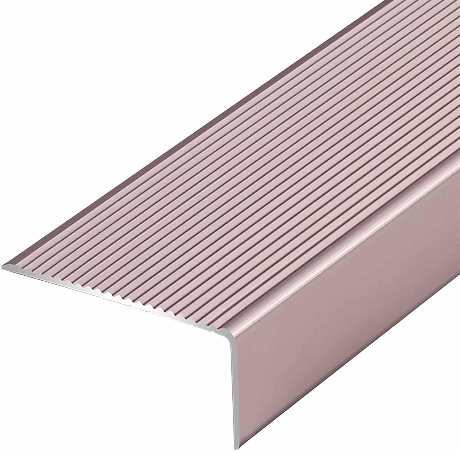 Profilo di Transizione, Striscia di Soglia, Rifinitura del bordo del paragradino delle scale, Soglia della striscia di transizione a forma di L, Rifinitura del bordo del pavimento in laminato di legno