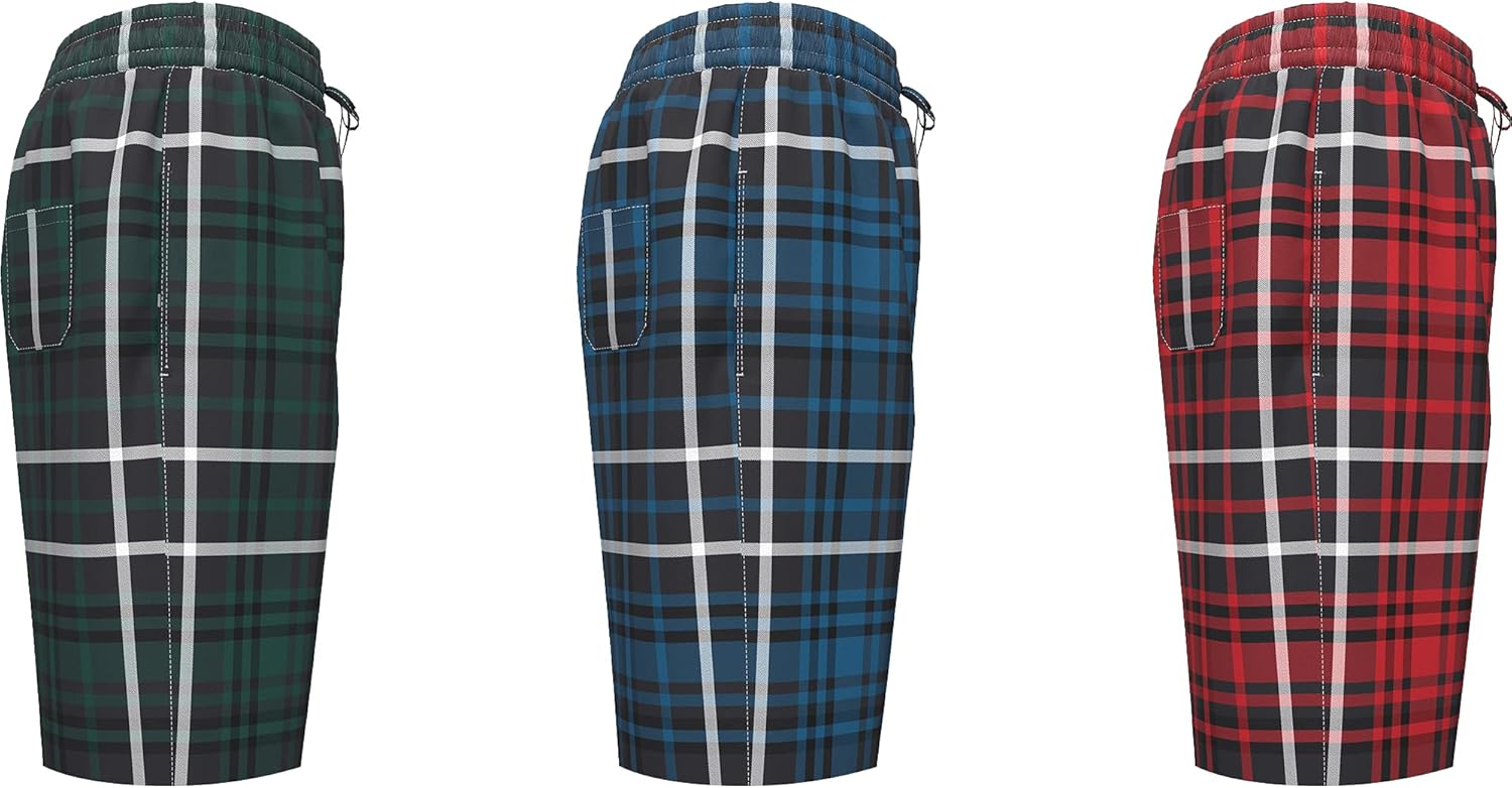 Andrew Scott Men's Lounge Pajama Shorts | Cotton Blend Soft & Light PJ Bottom | Drawstring & Pockets | Multi Packs-Colors - Image 4