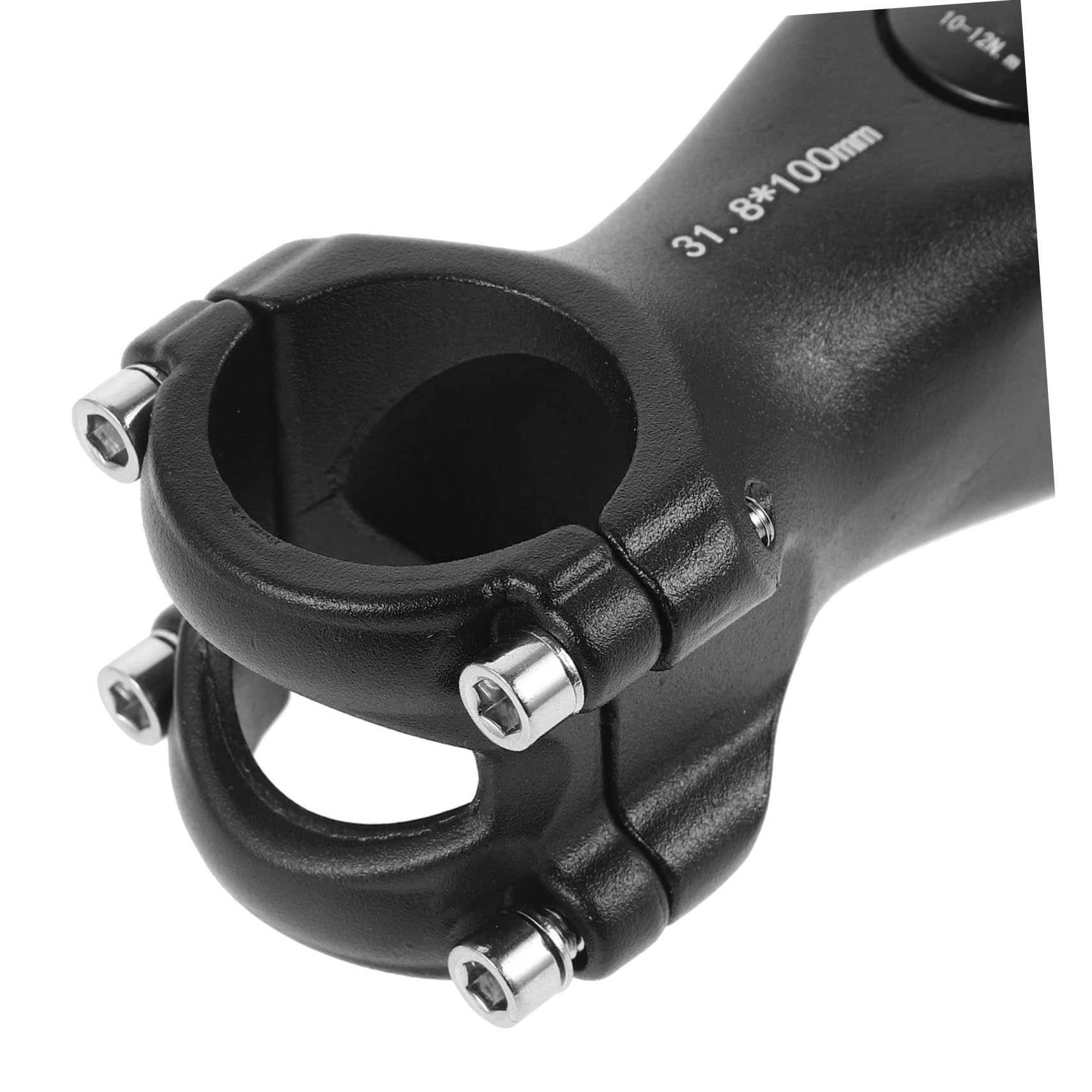 TOYANDONA Potence VTT Tige De Vélo De Montagne Rehausseur De Guidon Ergonomique Léger Tige De Guidon De Vélo Potence De Guidon Réglable Étendu Lumière Black Alliage D'aluminium