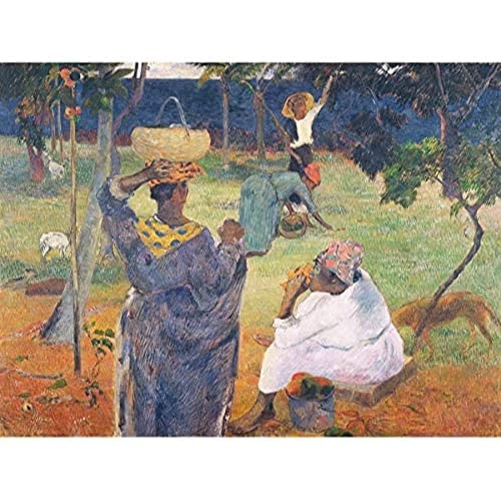 Kunstdruck auf Leinwand, Motiv: Paul Gauguin Among The Mangos At Martinique