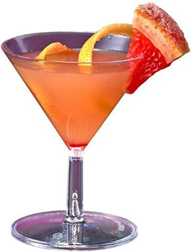 Miniatura 7 de 120 mini vasos desechables de plástico de Martini mini vasos de postre transparentes vasos de plástico desechables para cóctel 2 piezas de vidrio de