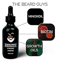 Vista 5 de Aceite de crecimiento de barba de minoxidil al 5%, 2 onzas