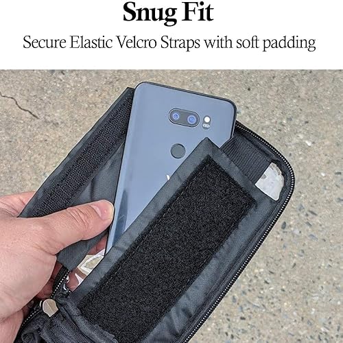 Miniatura 5 de CoverON Bolsa De Montaje De Teléfono De Bicicleta, Ciclismo Impermeable Marco Frontal Tubo Superior Manillar Soporte De Pantalla Táctil Funda De