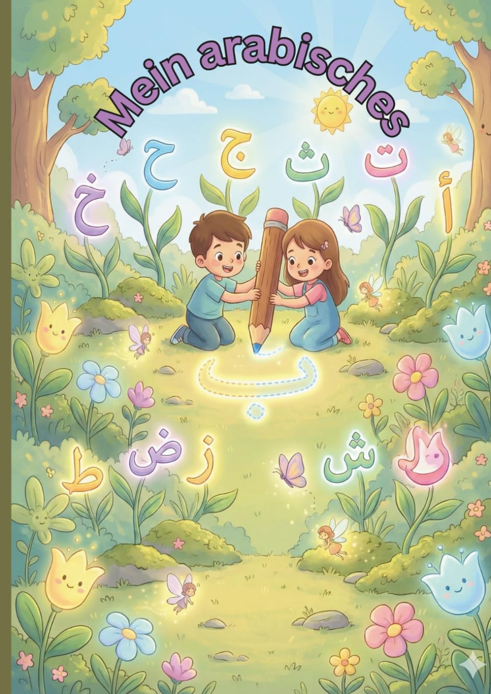 Mein arabisches Schreibübungsbuch: Arabische Buchstaben - Schreibübungen für Kinder, Vorschule, Kindergarten und Anfänger.