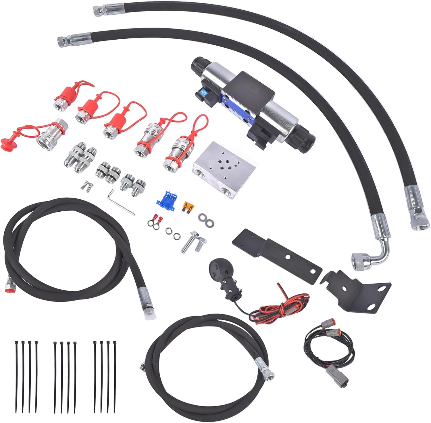 Hydraulics Third Function Valve Kit Replacement for Kubota MX4700 MX4800 MX5000 MX5100 MX5200 MX5800 Series Tractors