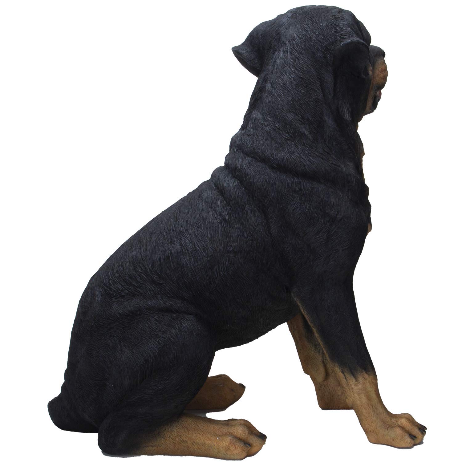 Amazon.co.jp: Pacific Giftware リアルな大型ロットワイラー犬の樹脂