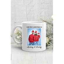 Our First Christmas As Mommy & Daddy - Yeni Y l - Y lba  - Christmas - Hediye - Mug - Sonbahar - Autumn