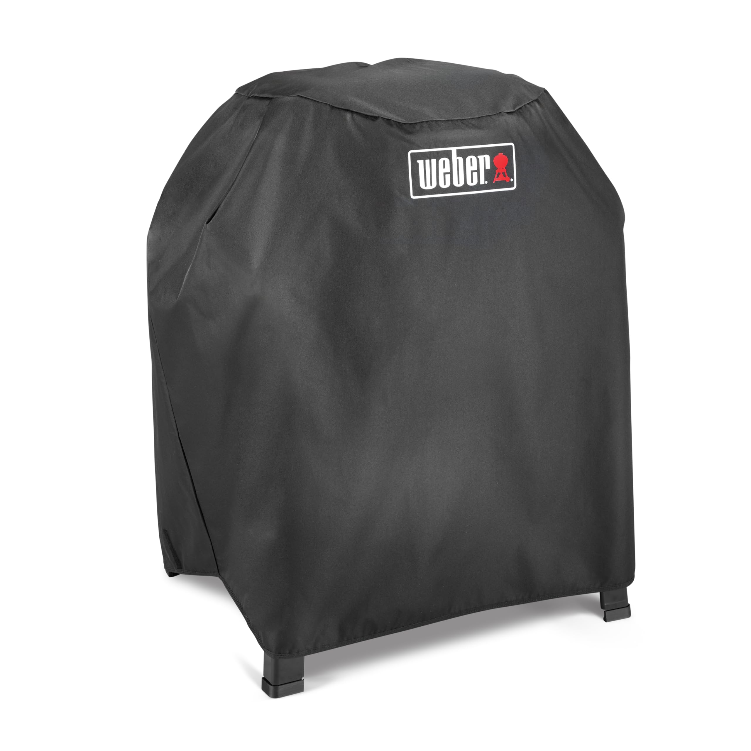 Weber Funda Premium para Barbacoa Lumin con Soporte, Tejido Transpirable Resistente a Rayos UV y Agua, protección fiable Frente a Viento y Clima, fijación con Velcro, Negro (3401289)