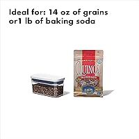 Vista 2 de OXO Good Grips POP Contenedor - Rectángulo Delgado Mini 0.4 Qt